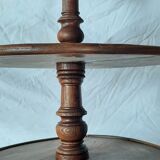 Oak pedestal table