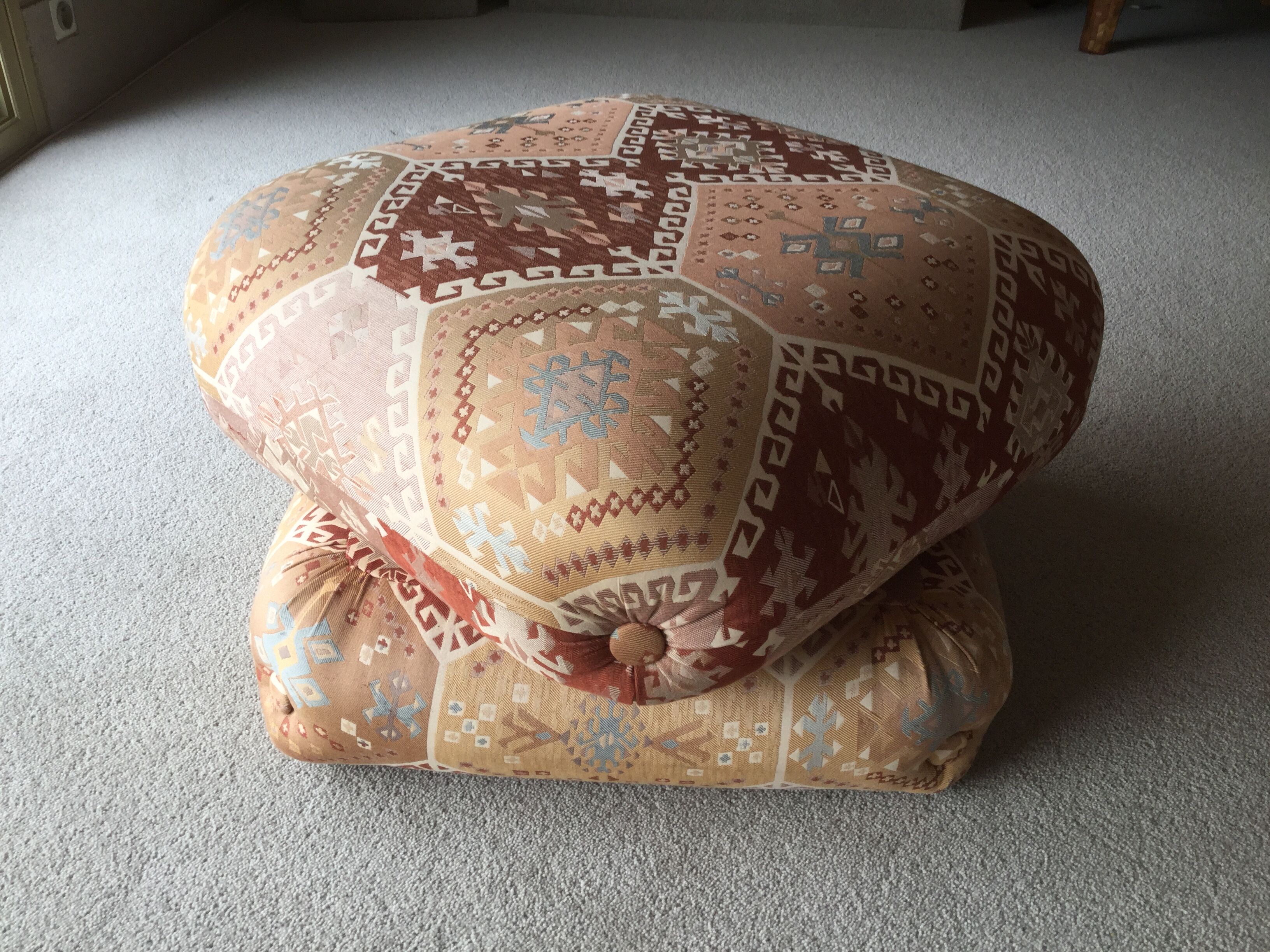 Pouf 2 rotating cushions