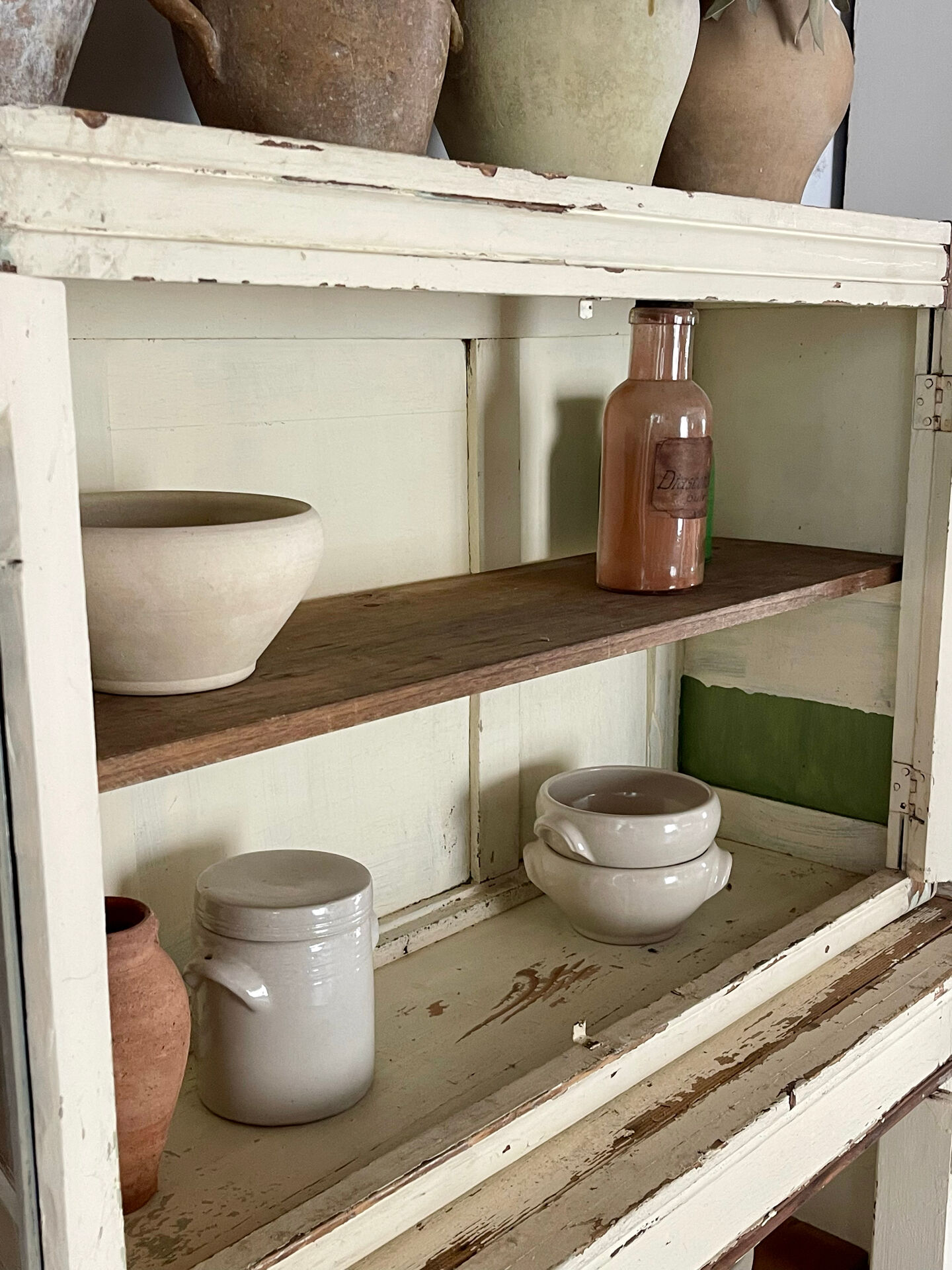Glass display cabinet