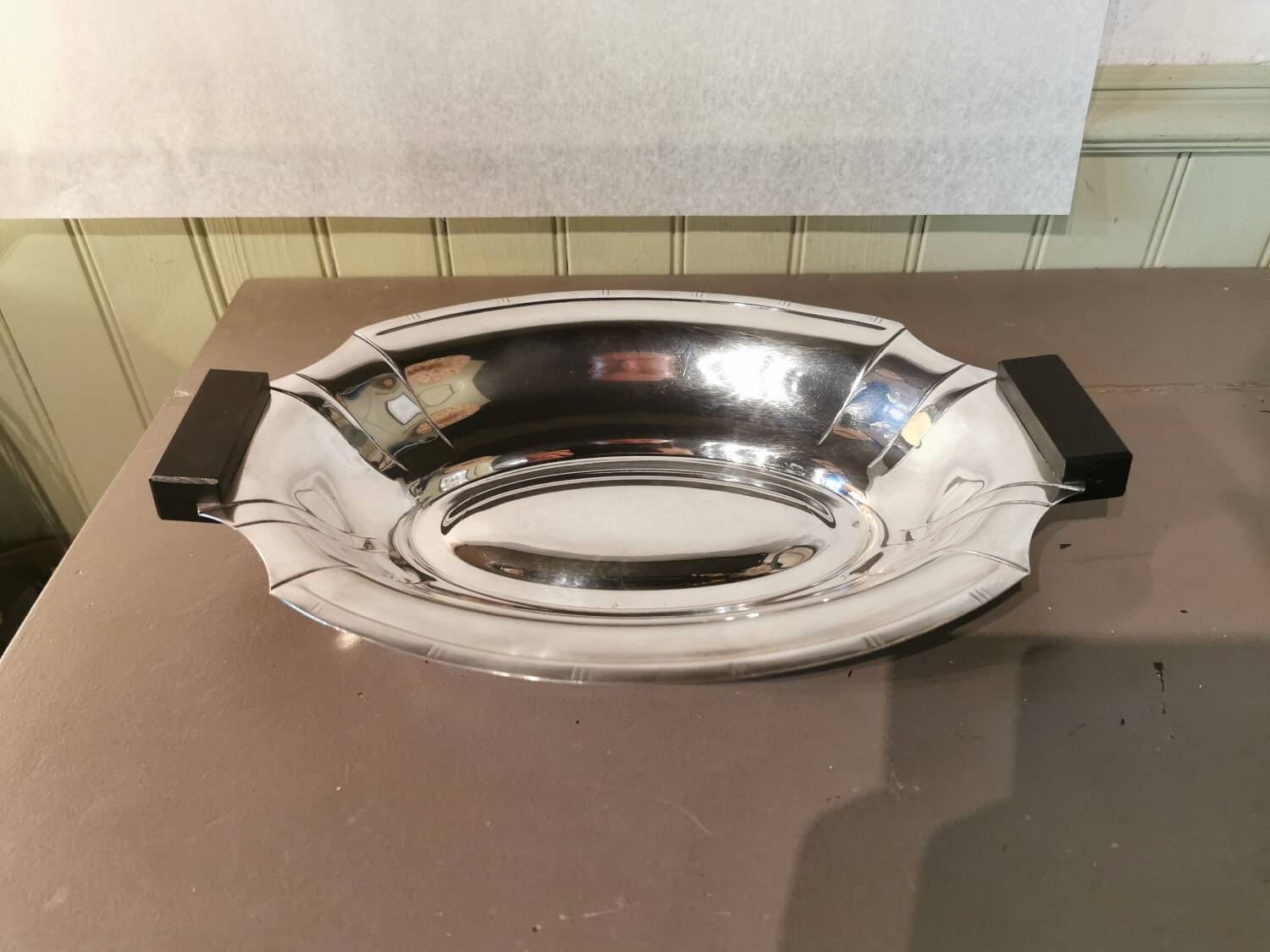 Art Deco silver metal cup