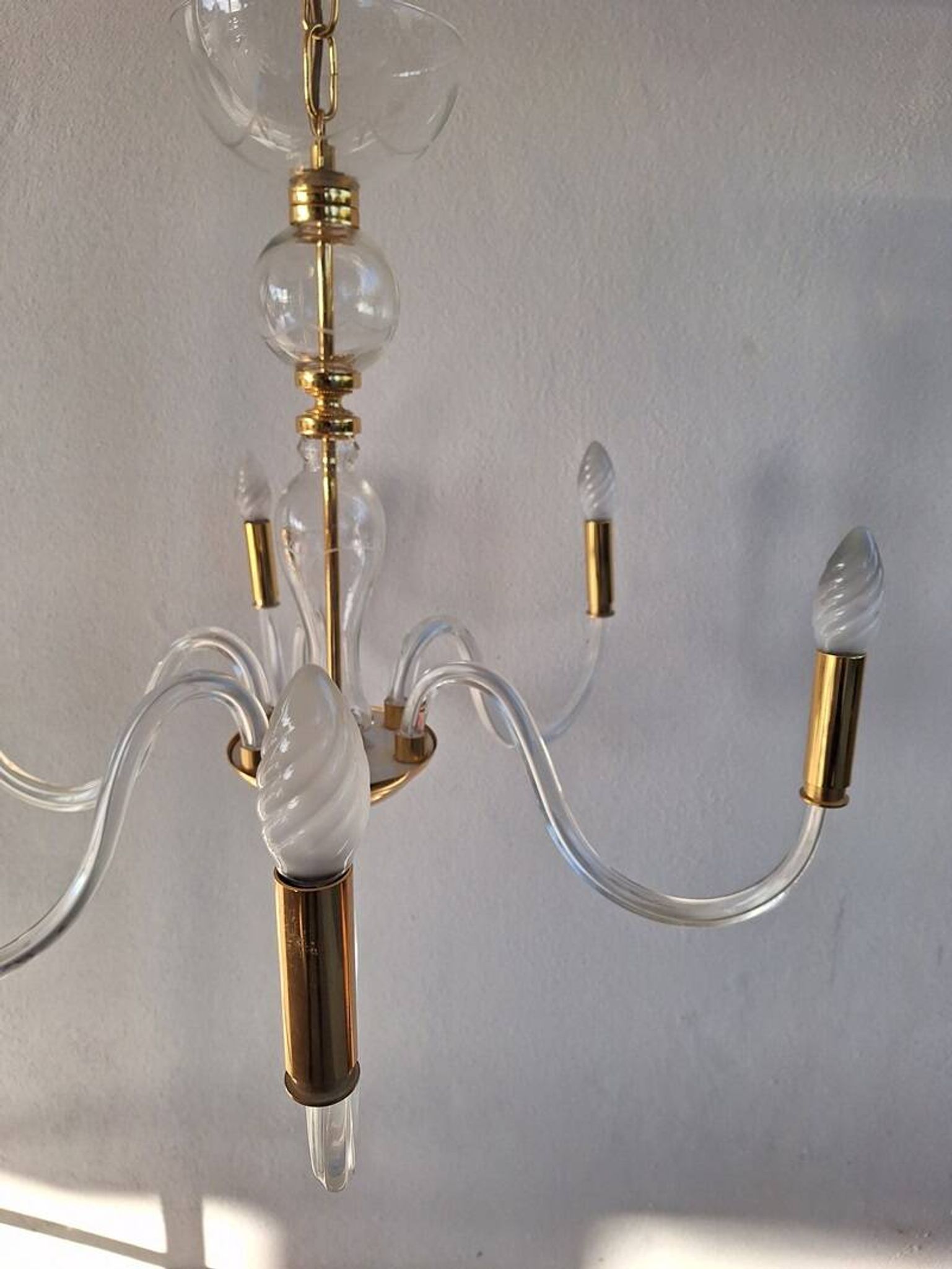 Murano chandelier 6 arms de mayo