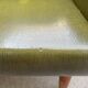Vintage children's armchair in green skai