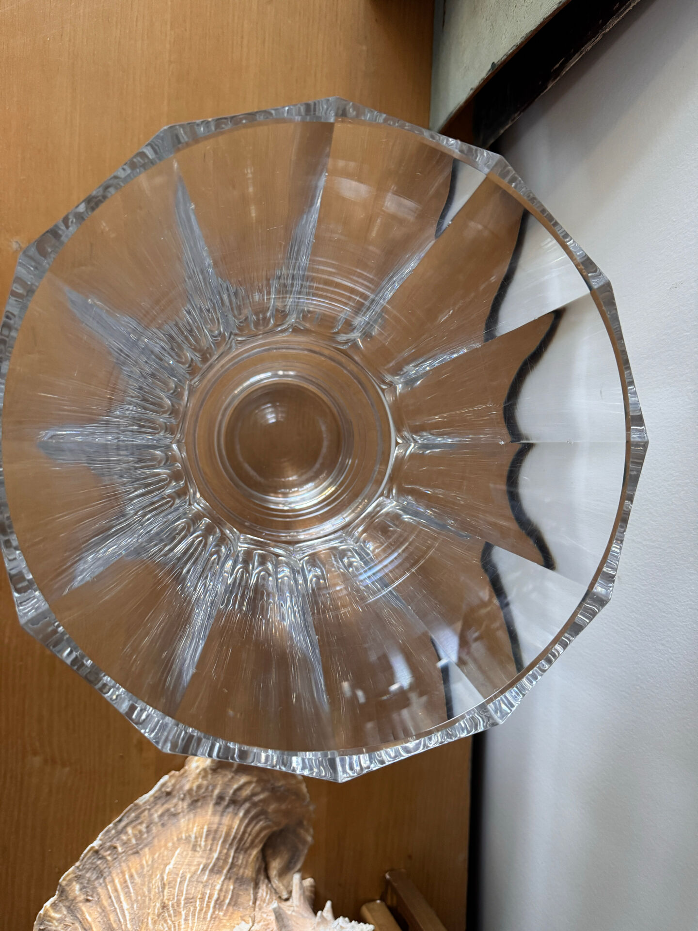 Large Baccarat crystal vase