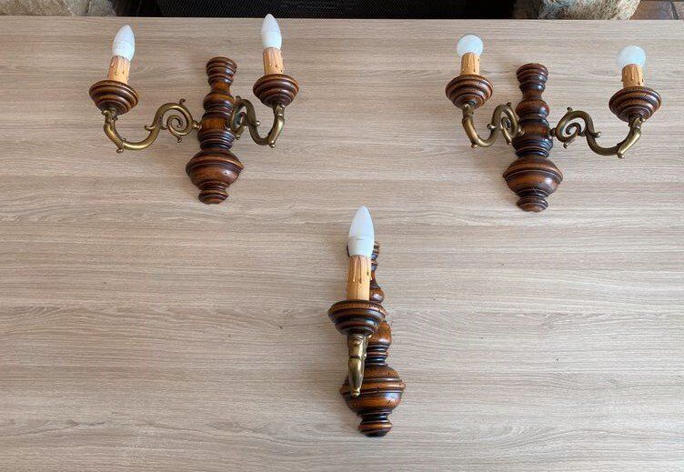 Appliques, lot de 3
