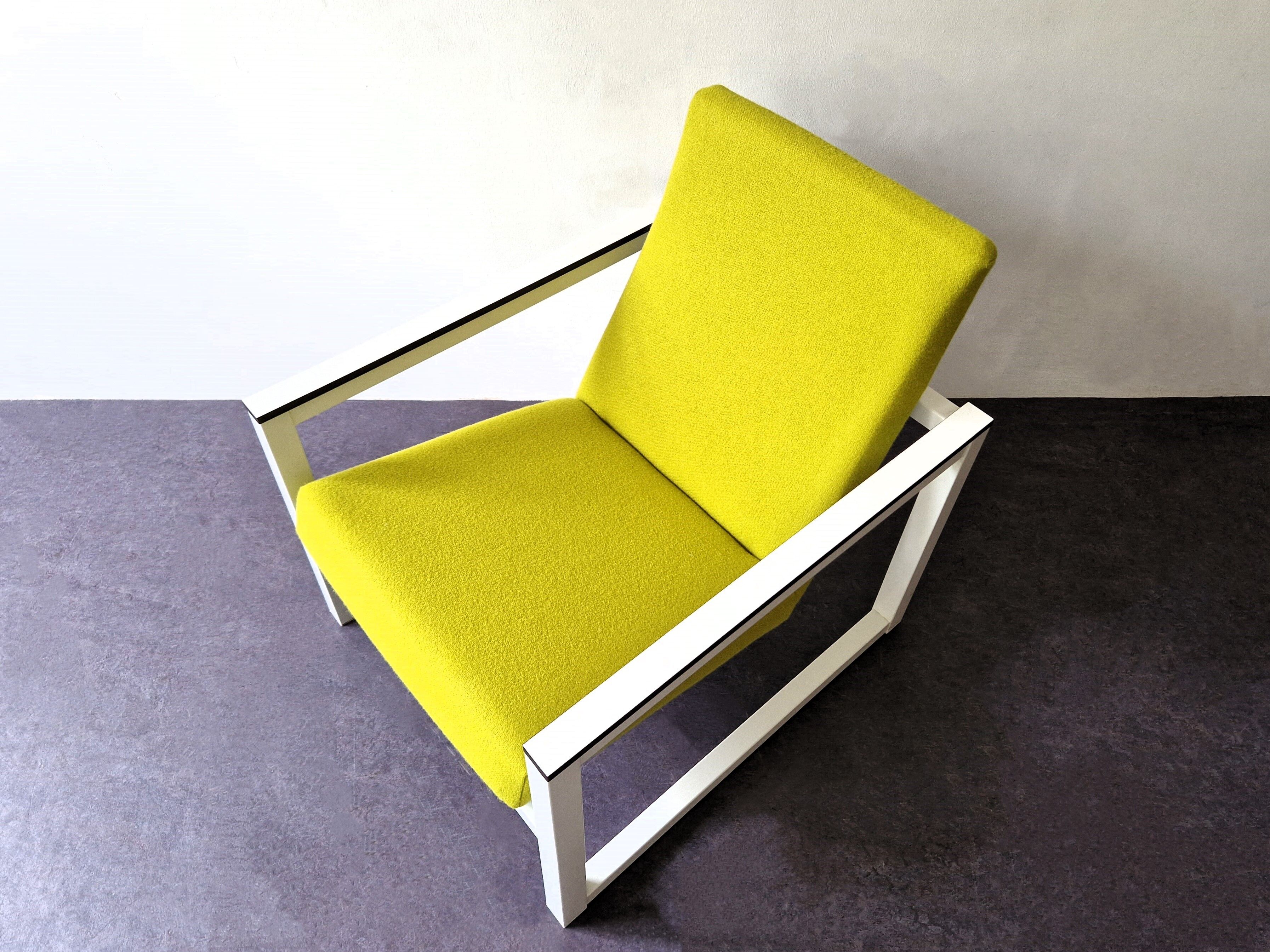 Reupholstered lounge chair by Tjerk Reijenga and Friso Kramer for Pilastro, The Netherlands 1960's