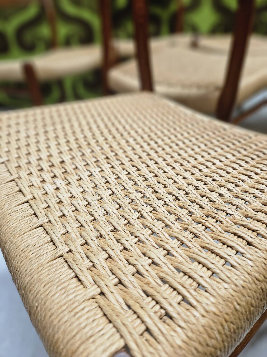 Set of 6 Møller teak chairs 1960