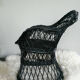 Child black rattan chair