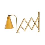 Wall lamp with a pantograph, 1950s