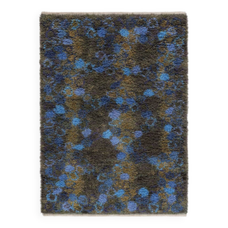 Tapis en laine et lin, 125 x 170 cm