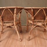 Series 4 rattan armchairs