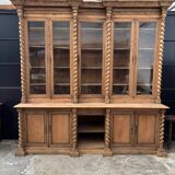 Oak apothecary cabinet, 19th century.