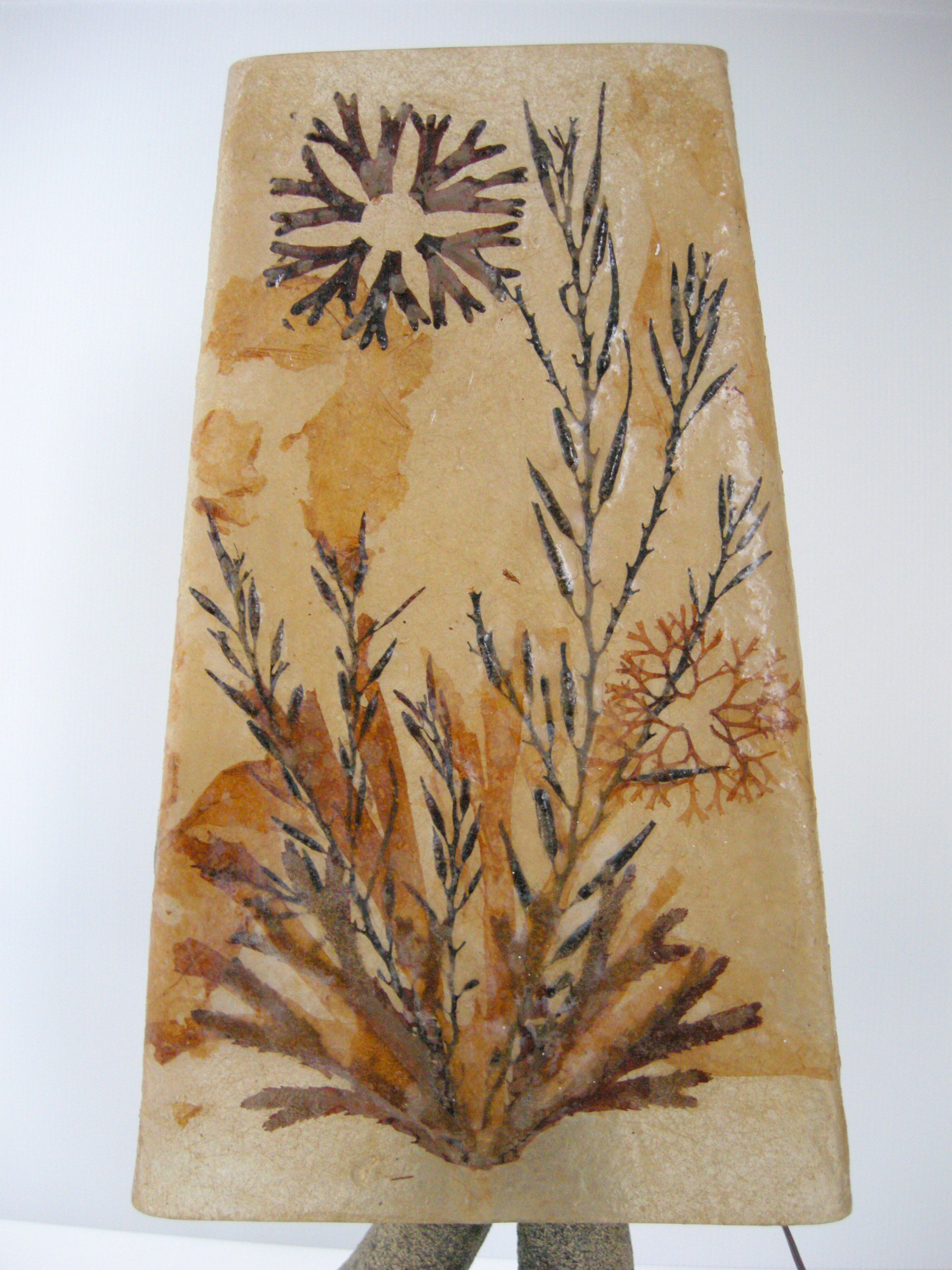 Stone & resin lamp 1970