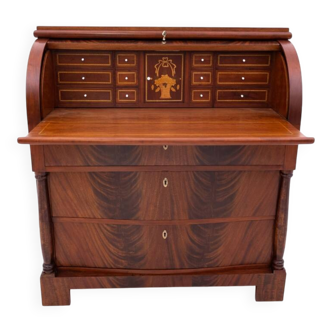 Antique secretary, Scandinavia, around 1890. After renovation.