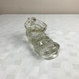 Vintage glass shoe ashtray