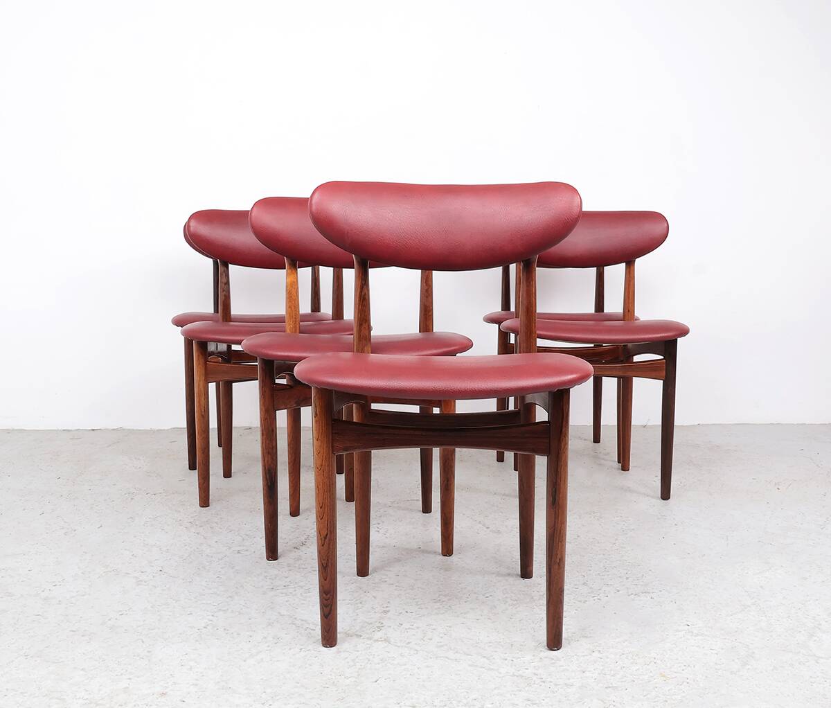 Danish design dining chairs by Scantic Mobelvaerk, 1960s