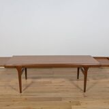 Table basse vintage en teck par Johannes Andersen pour CFC Silkeborg, Danemark, 1960s