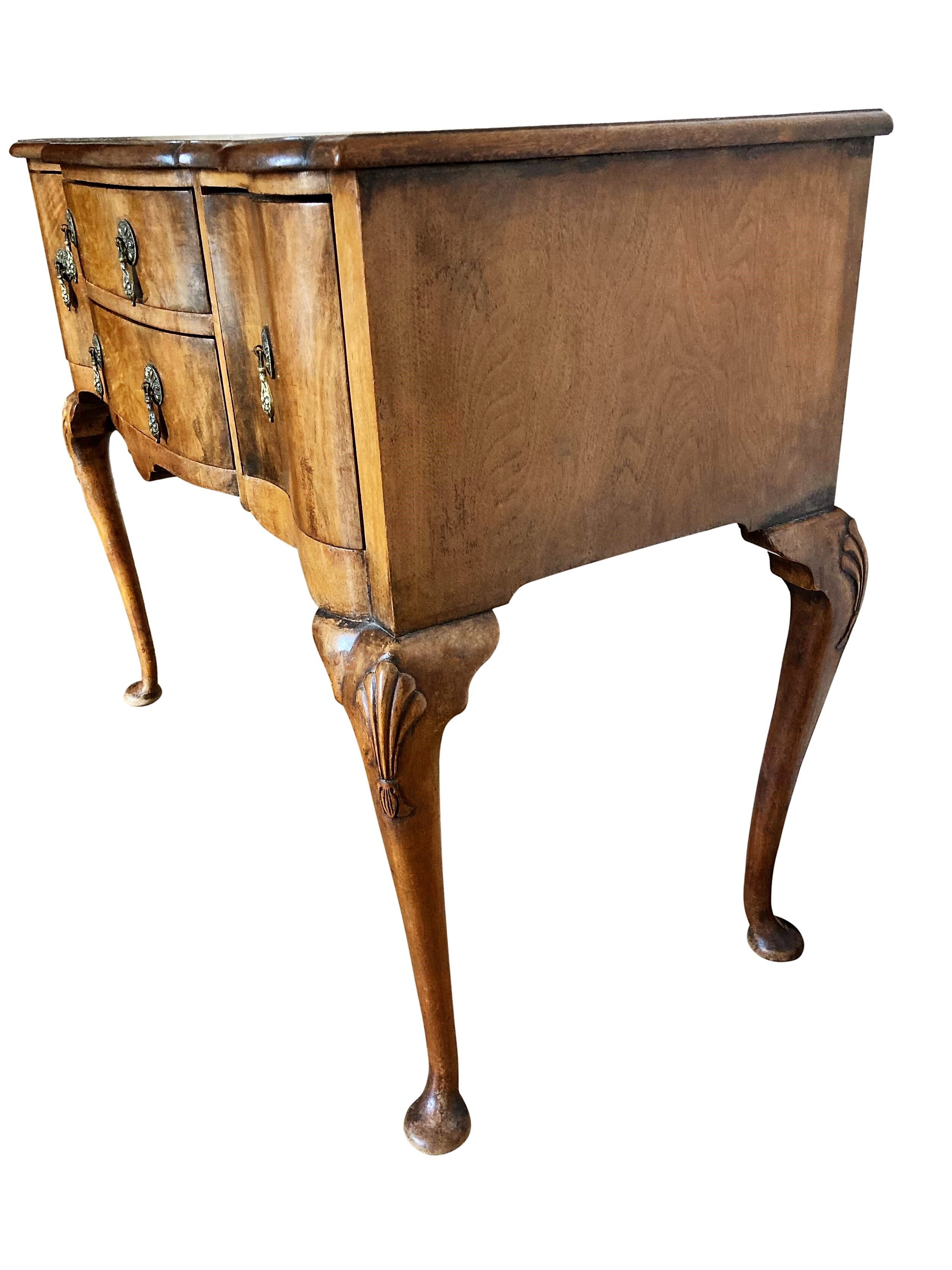 19th-century Chippendale-style lowboy