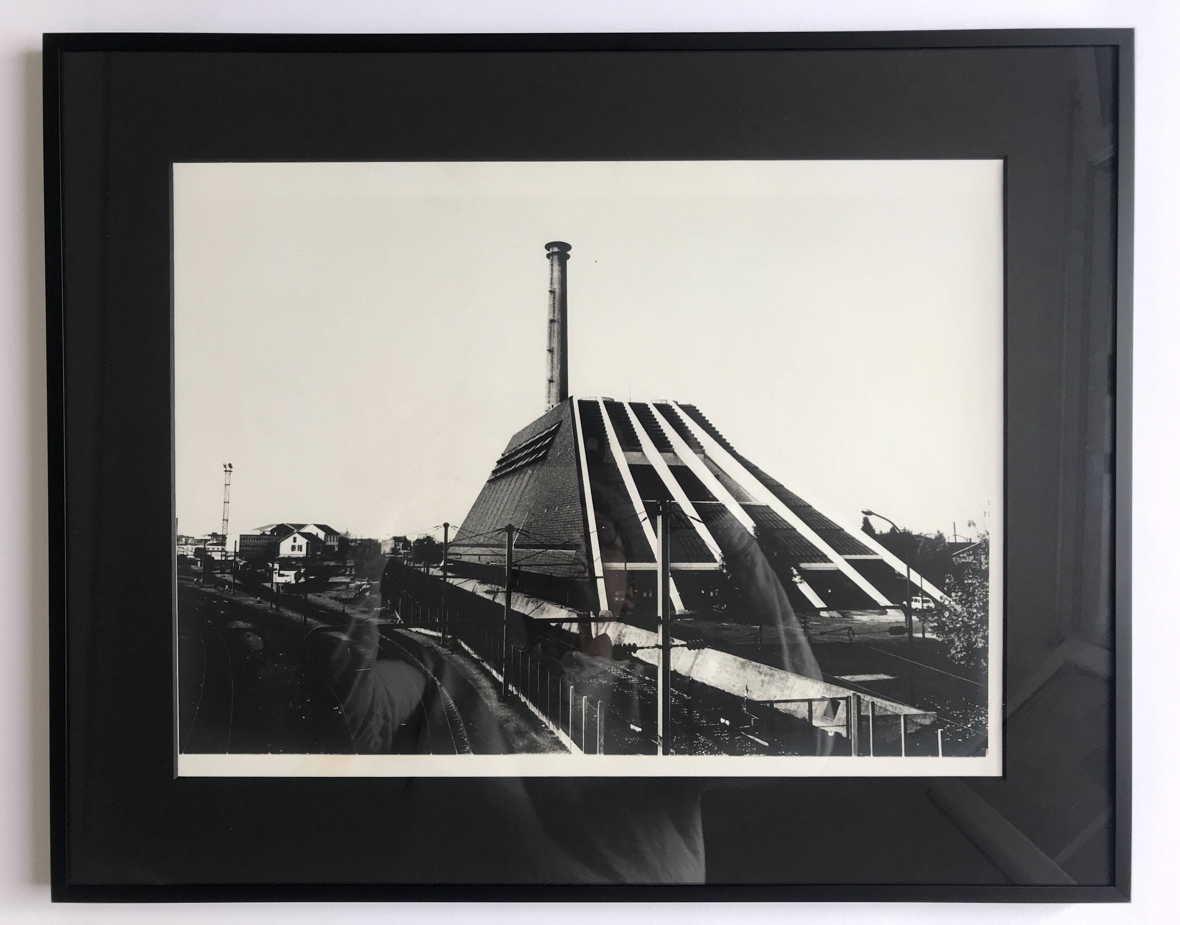 Rosine nusimovici, puteaux incineration plant, 1978. black and white silver print