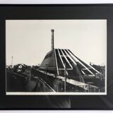 Rosine nusimovici, usine d'incinération puteaux, 1978. tirage argentique nb