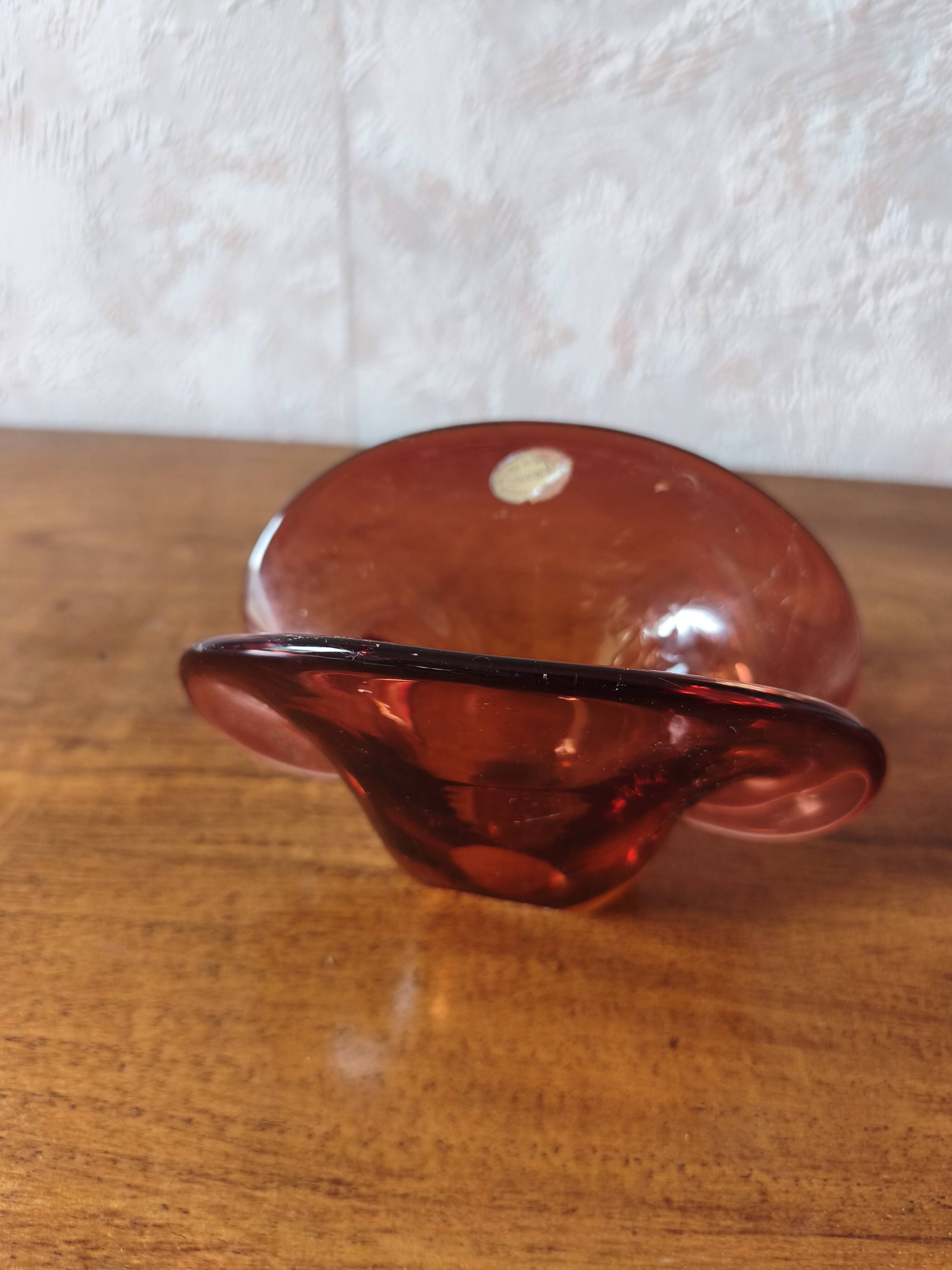 Vintage Murano glass catchall / dish