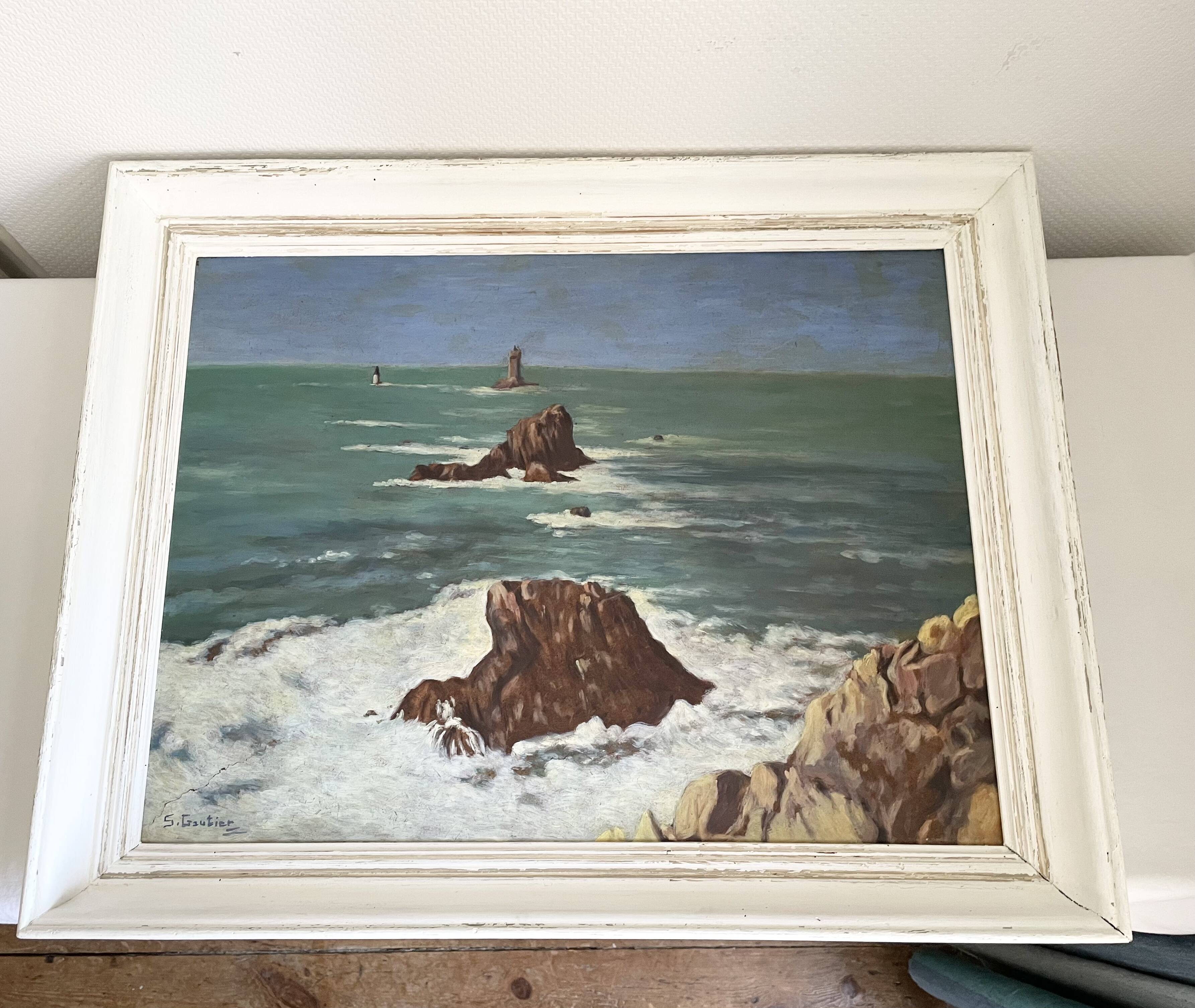 S.GAUTIER marine painting