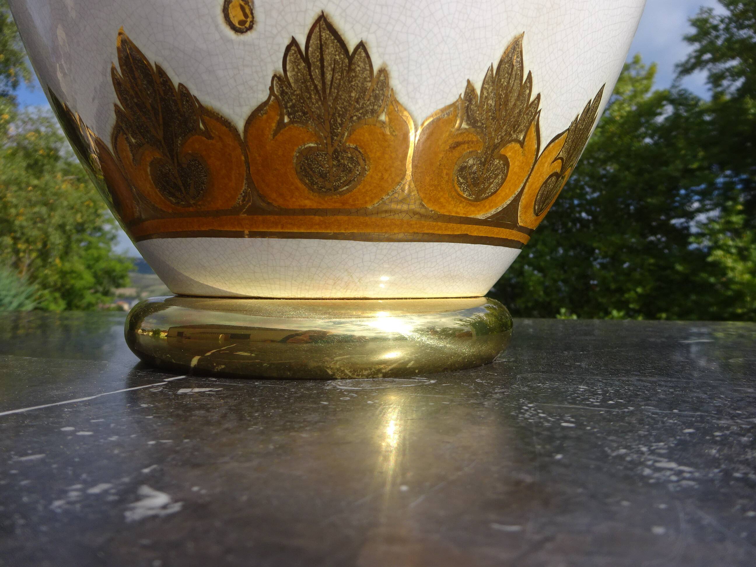 Grande lampe de salon Louis Drimmer