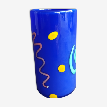 Vase verre de Murano années 80 signé