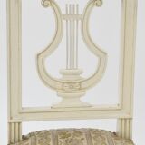 Lyre-backed chair