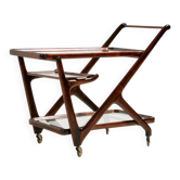Alder Wood Trolley by Cesare Lacca for Cassina, 1950s