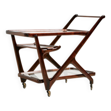 Alder Wood Trolley by Cesare Lacca for Cassina, 1950s