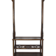 Wardrobe with Asian coat made of wood carved with dragons