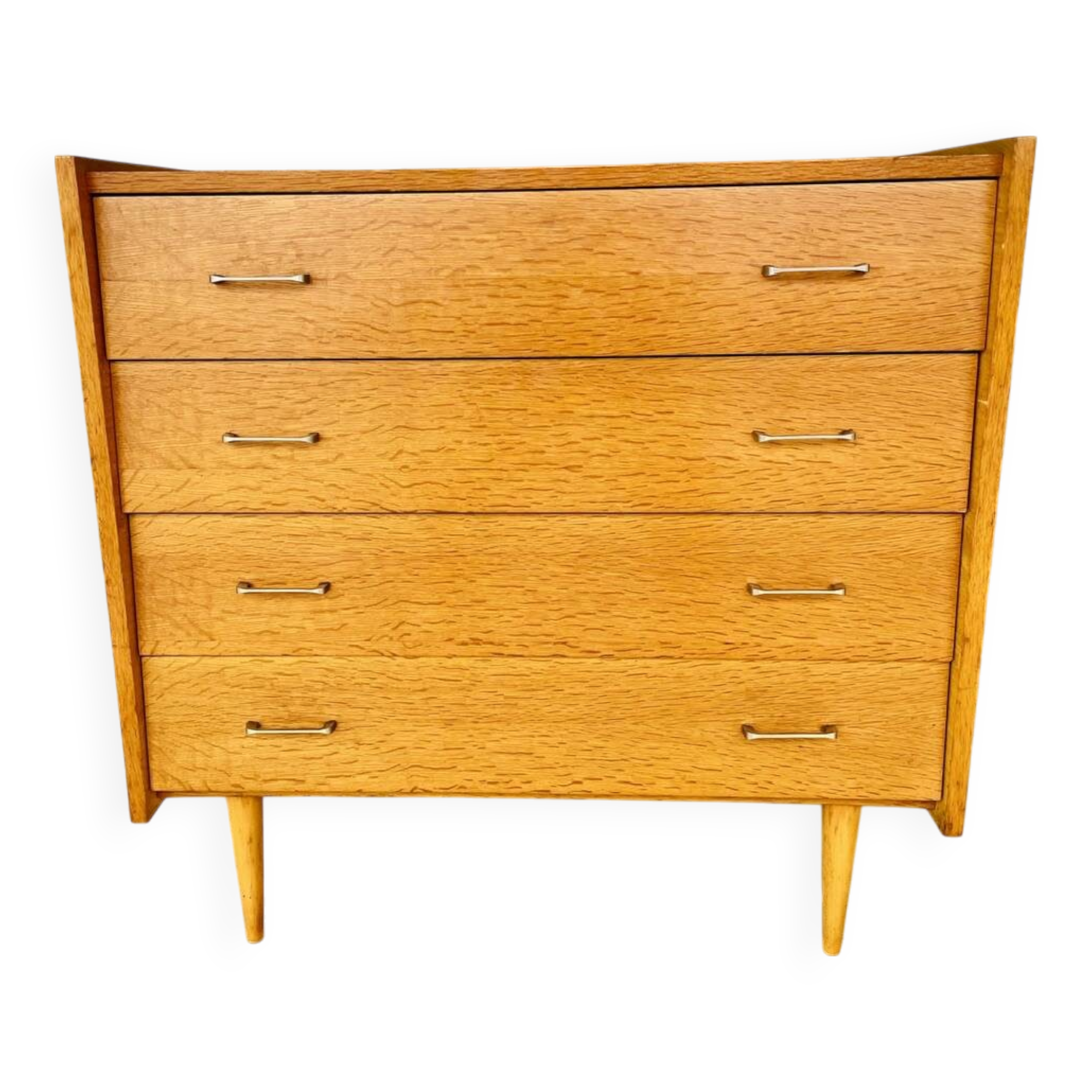 Vintage 4-drawer chest of drawers by Capelle, circa 1960s