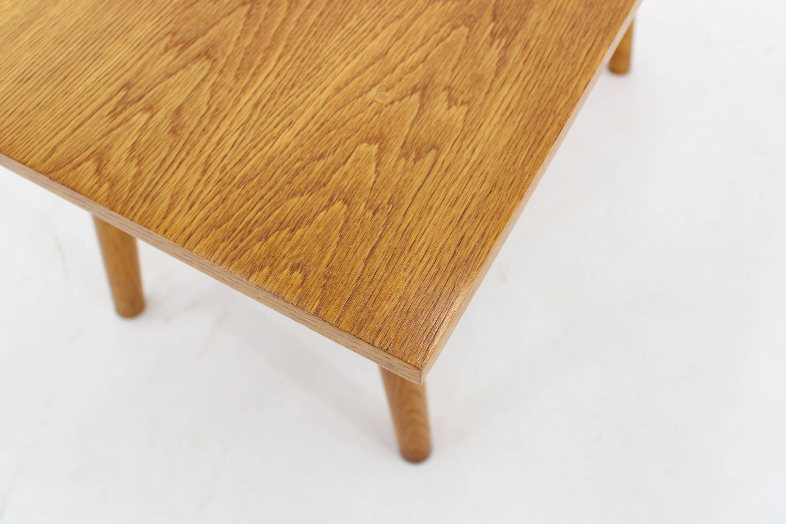 1960s Oak Side/Coffee Table, Czechoslovakia