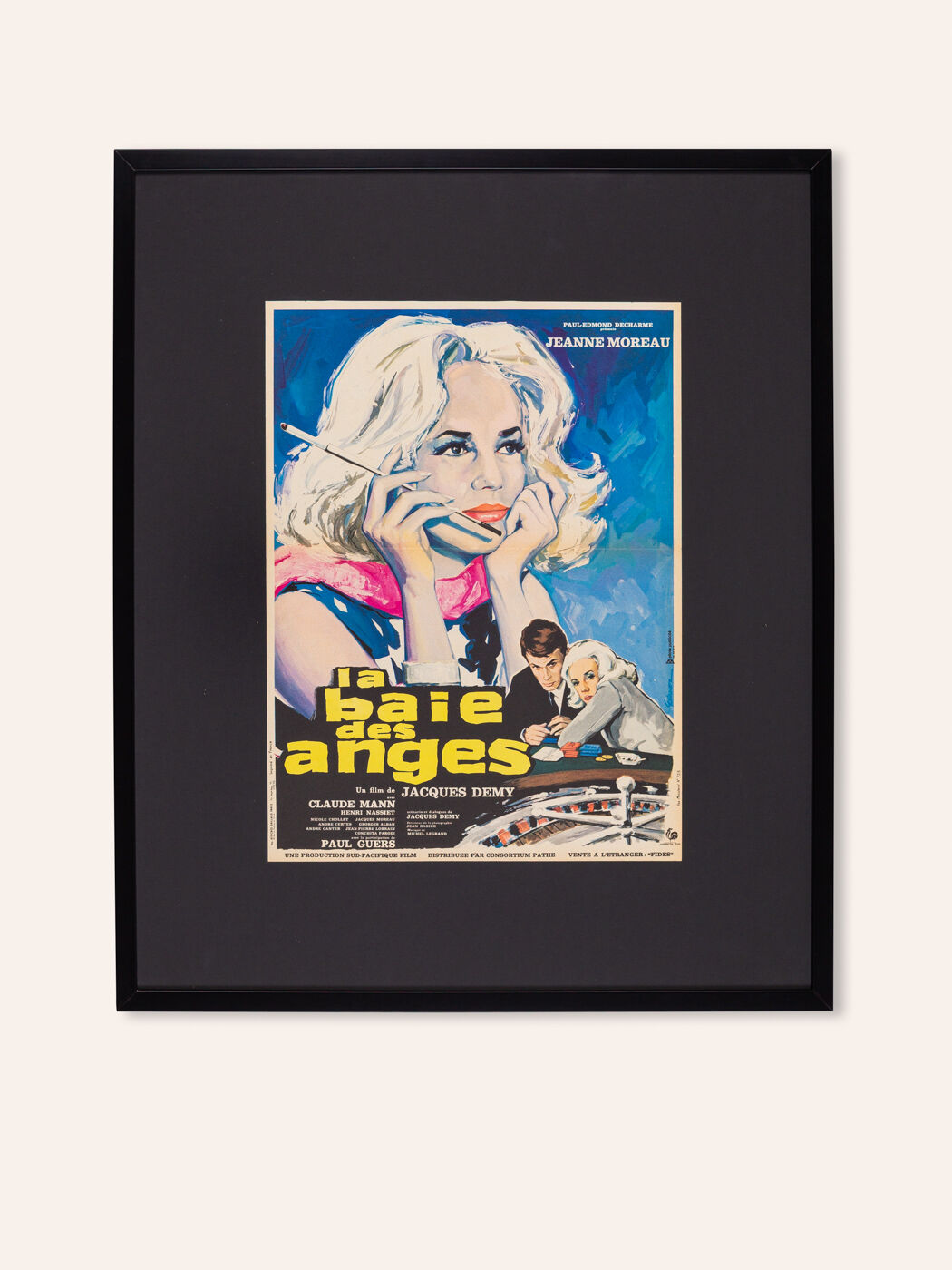 La Baie des Anges, French Movie Poster, 69 x 83 cm