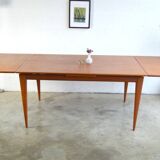 Large vintage Danish extendable table