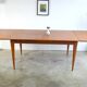 Large vintage Danish extendable table