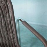 Vintage Tecta B20 armchair, minimalist tubular chair.