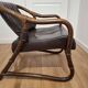 Vintage armchair in Manila style, Denmark, 1960s