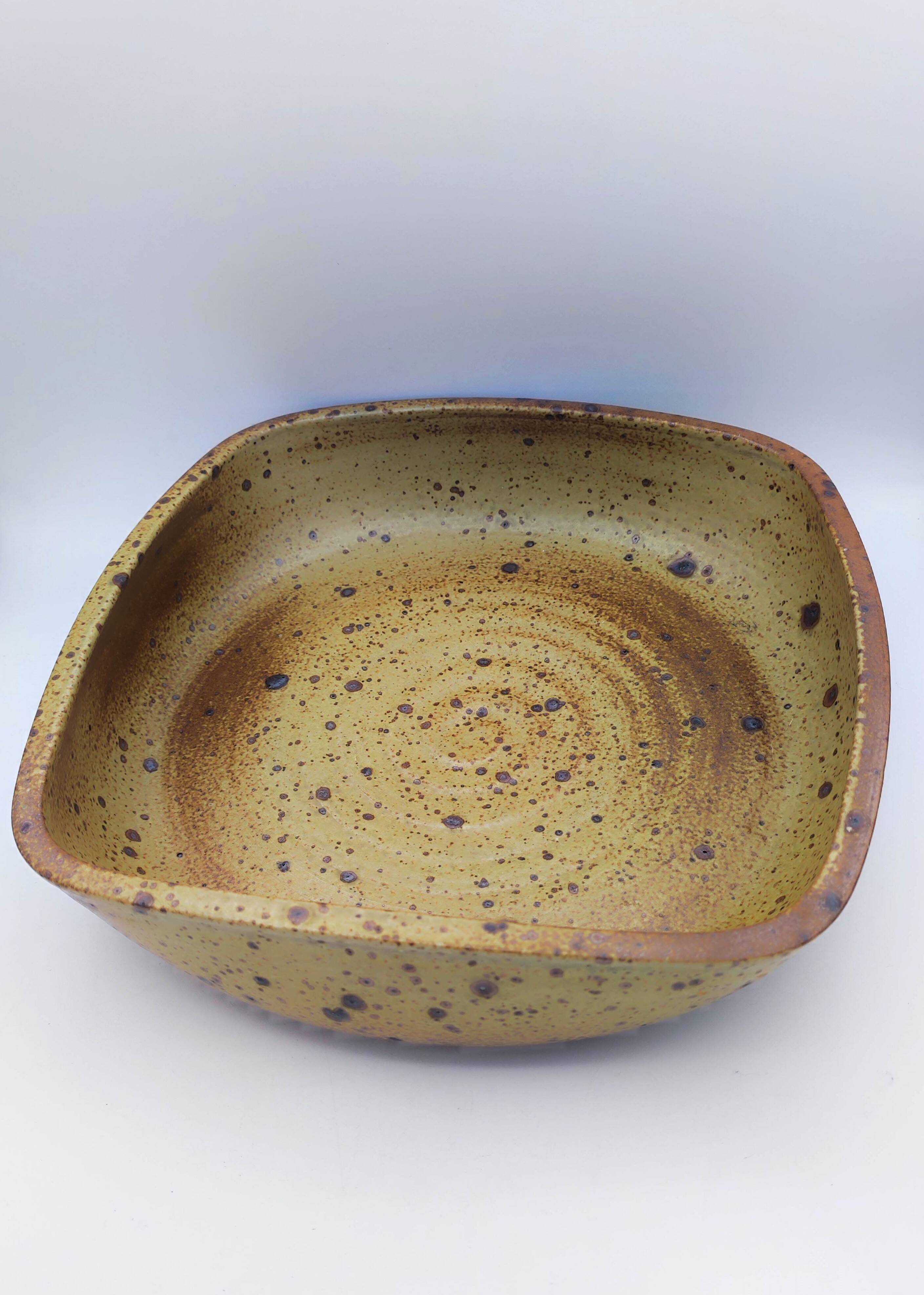 Stoneware dish Charles Gaudry - Puisaye