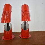 Space Age foldable table lamps from Szarvasi, 1960s