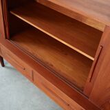 Teak highboard, Danish design, 1960s, production: Denmark