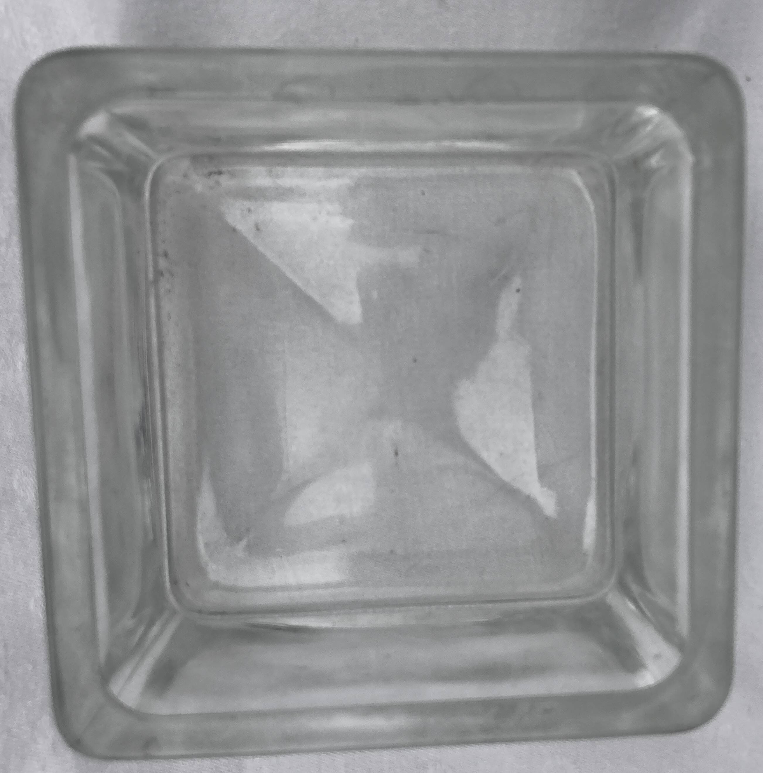 Lumax - glass pocket emptier - 15 x 15 cm - le corbusier charlotte perriand