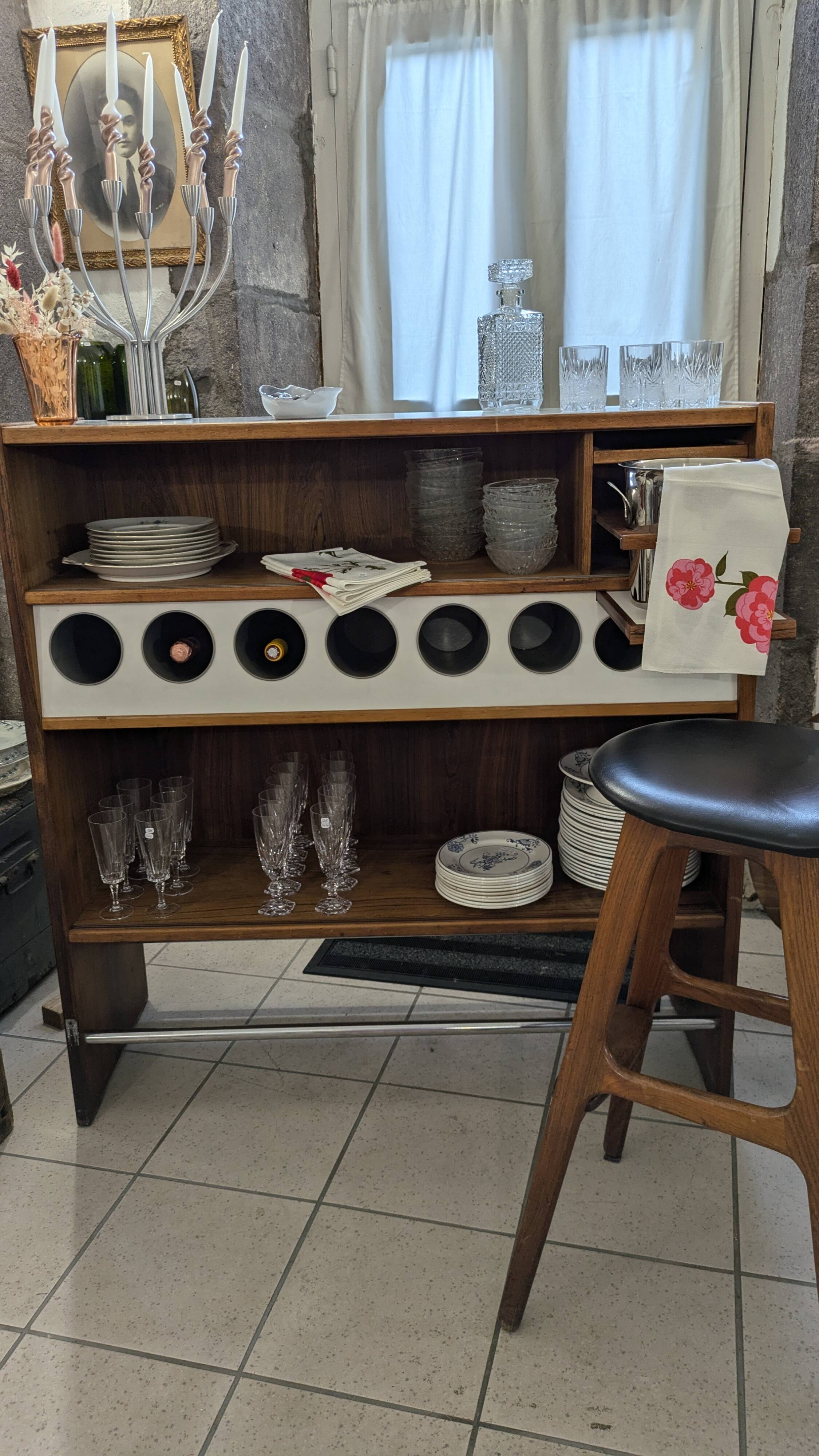 Scandinavian Teak Bar by Poul Heltborg Publisher Heltborg Møbler 1960