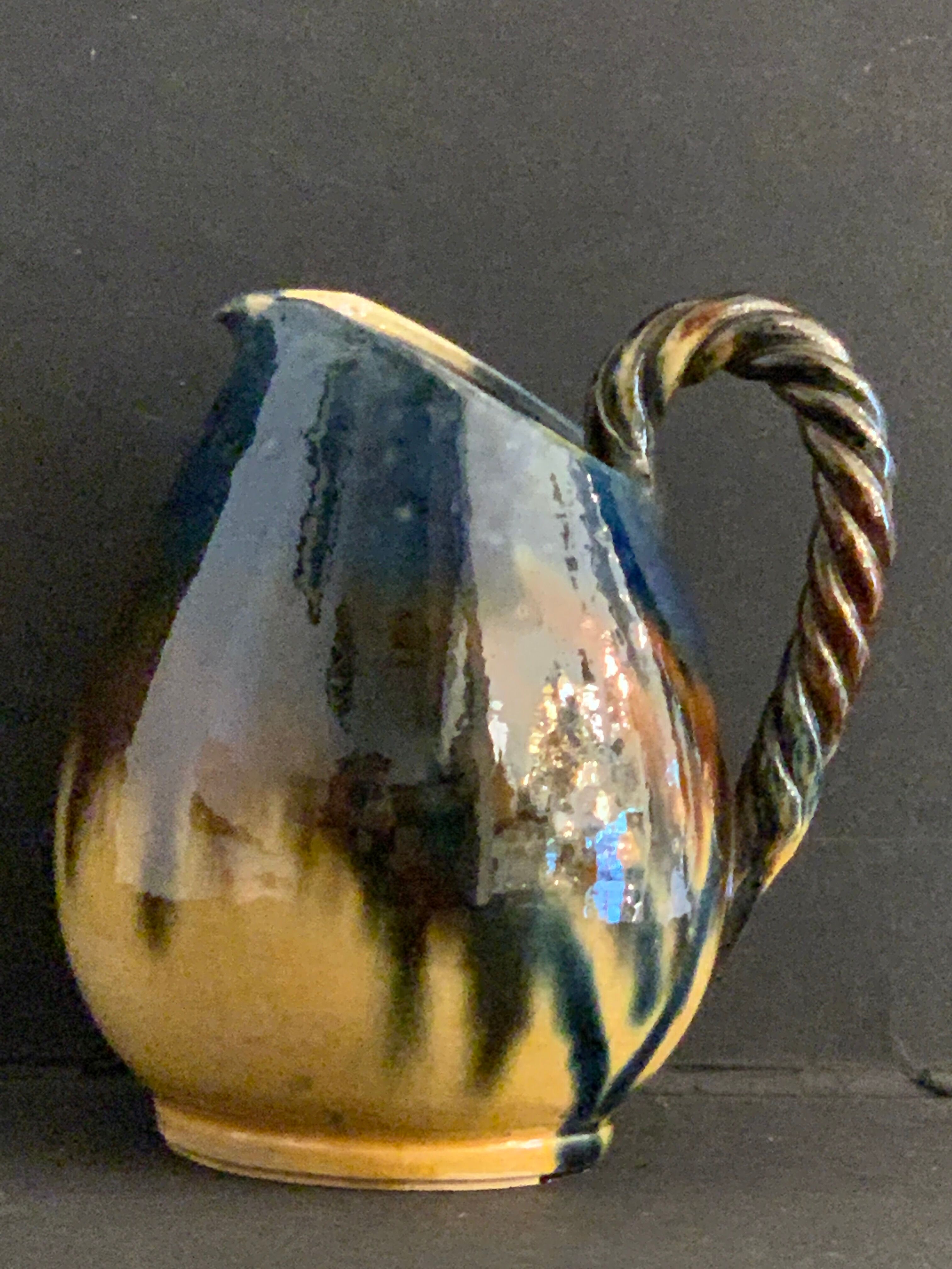 Ceramic pitcher, FPP Vallauris, 1960