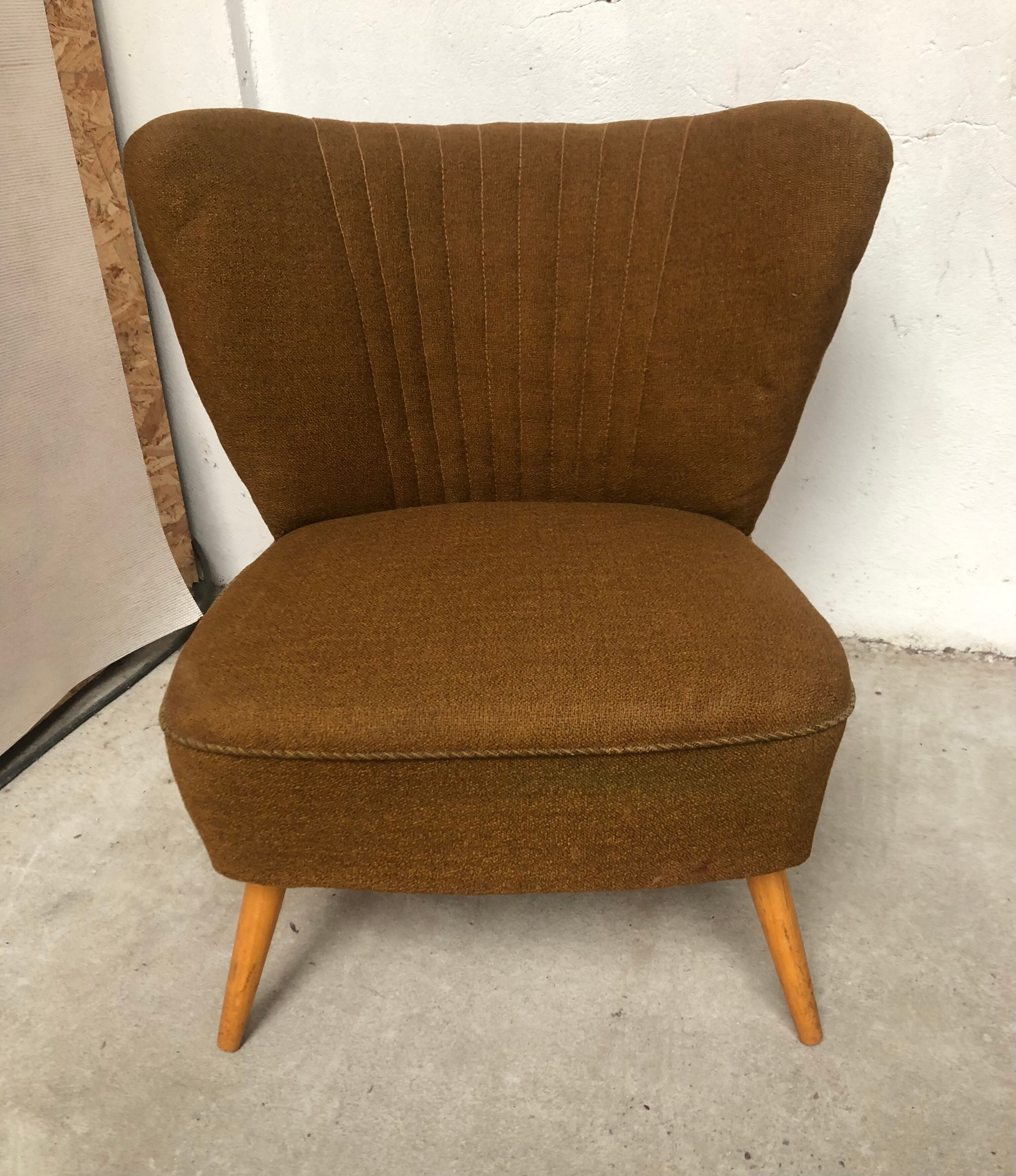 Vintage cocktail armchair 60s