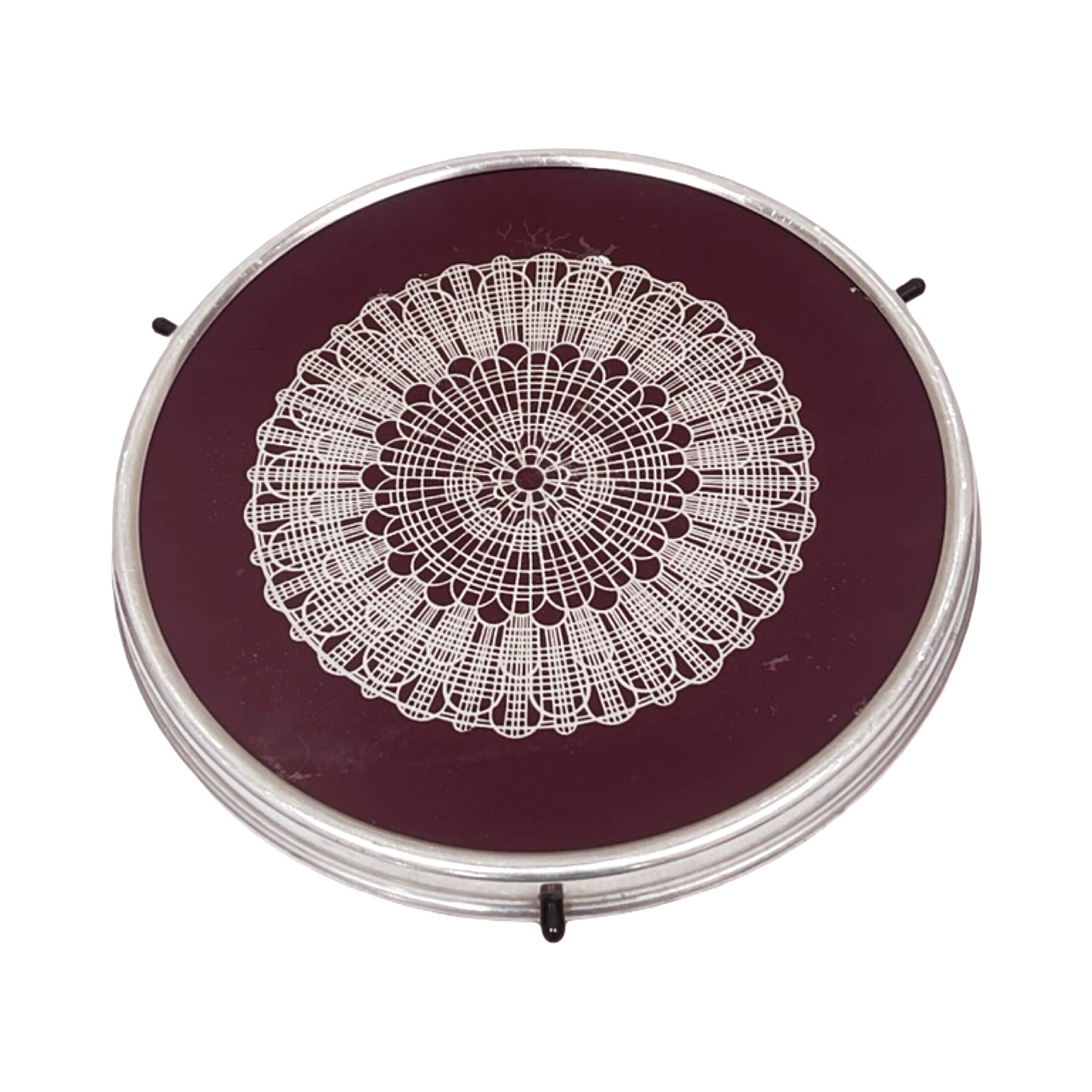 GOSMET Bydgoszcz Rotating Serving Tray – 1970s Vintage (PRL Era)