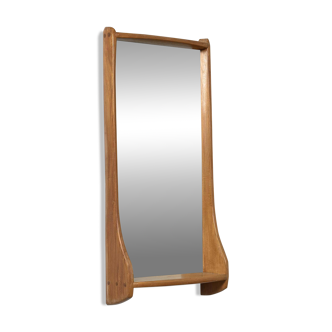 Miroir mural en bois à la gouge, Franz Xaver Sproll, circa 1960