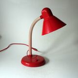 Space Age mid century modern table lamp made of metal and plastic, vintage from the 1970s
