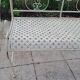 Wrought iron garden bench