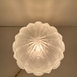 Art Deco globe lamp "scales"